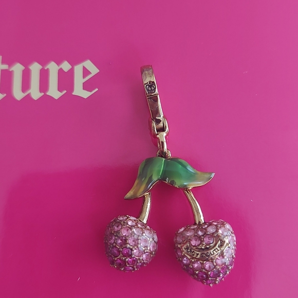 Vintage Juicy Couture Cherries Charm - Picture 1 of 5